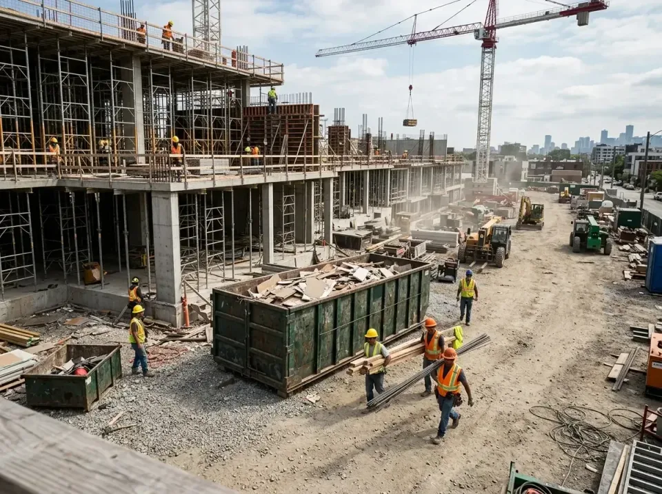 commercial-construction-site-w-002 — frequently asked questions, Low Cost Construction Dumpster Rental in Sanger, CA